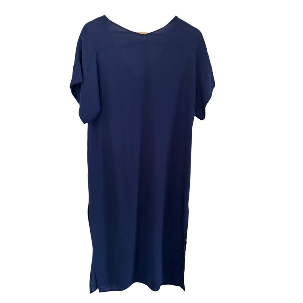 Babaton Navy Midi Dress with Side Slit - Picture 5 of 7